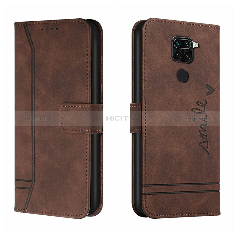 Funda de Cuero Cartera con Soporte Carcasa H01X para Xiaomi Redmi Note 9