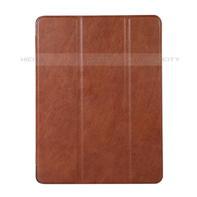 Funda de Cuero Cartera con Soporte Carcasa H02 para Apple iPad Air 3 Marron