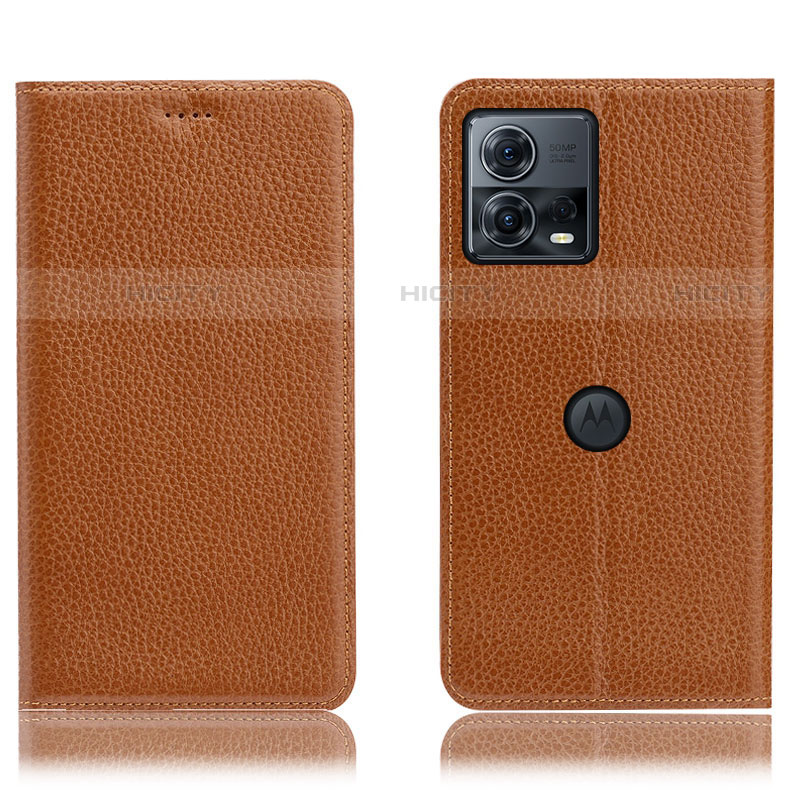 Funda de Cuero Cartera con Soporte Carcasa H02P para Motorola Moto Edge 30 Fusion 5G