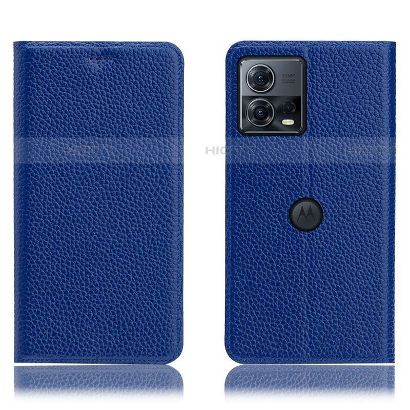 Funda de Cuero Cartera con Soporte Carcasa H02P para Motorola Moto Edge S30 Pro 5G