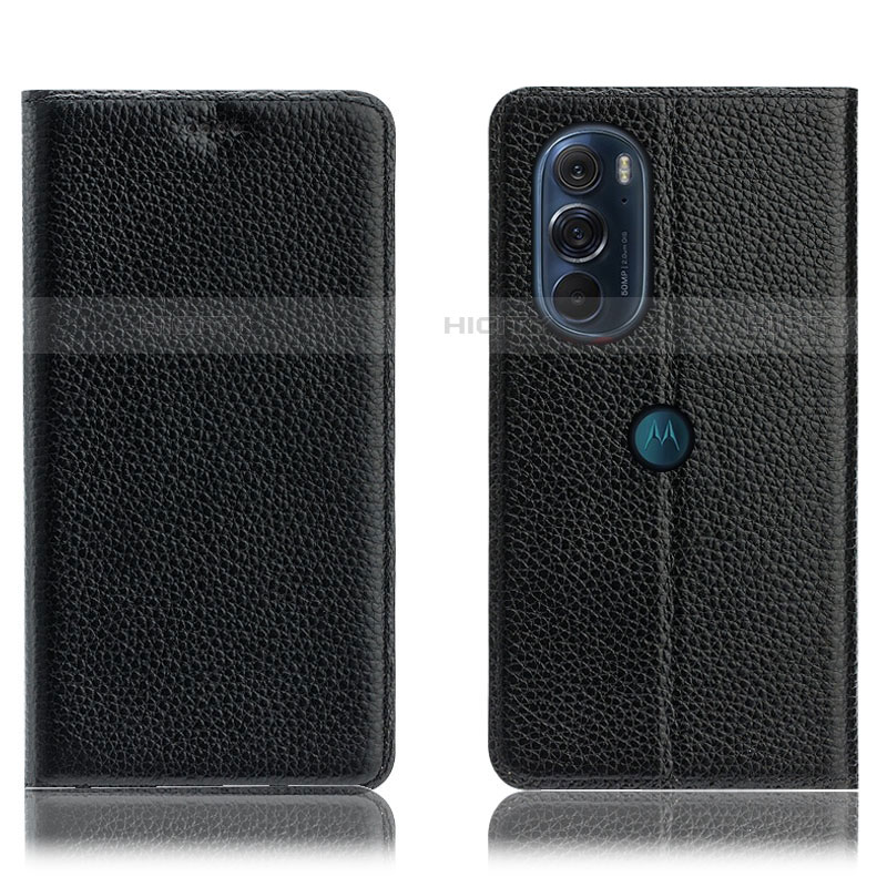 Funda de Cuero Cartera con Soporte Carcasa H02P para Motorola Moto Edge X30 5G