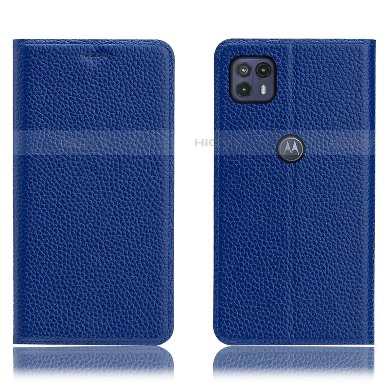 Funda de Cuero Cartera con Soporte Carcasa H02P para Motorola Moto G50 5G