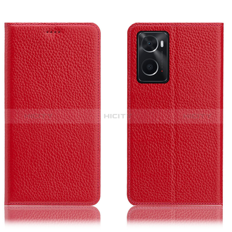 Funda de Cuero Cartera con Soporte Carcasa H02P para Oppo A76