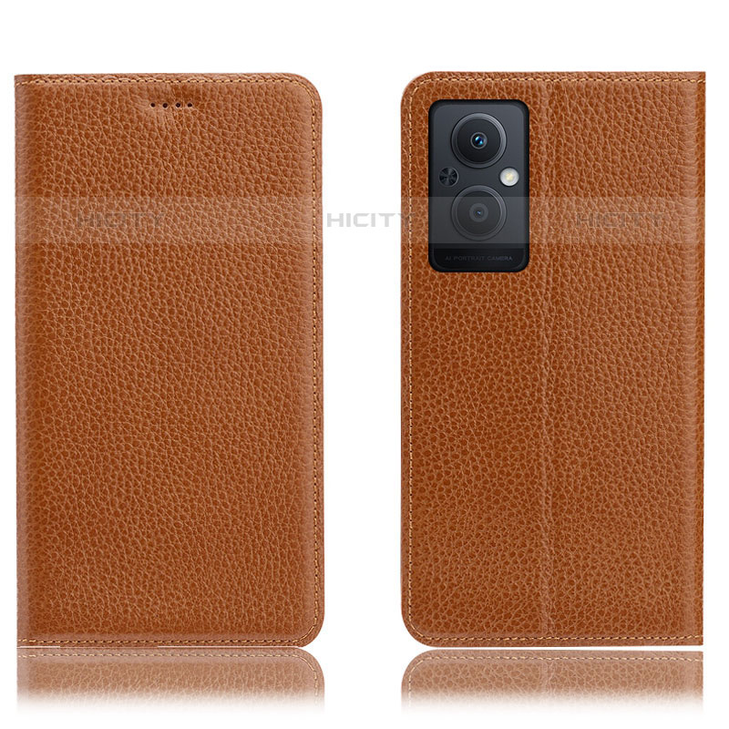 Funda de Cuero Cartera con Soporte Carcasa H02P para Oppo Reno7 Lite 5G