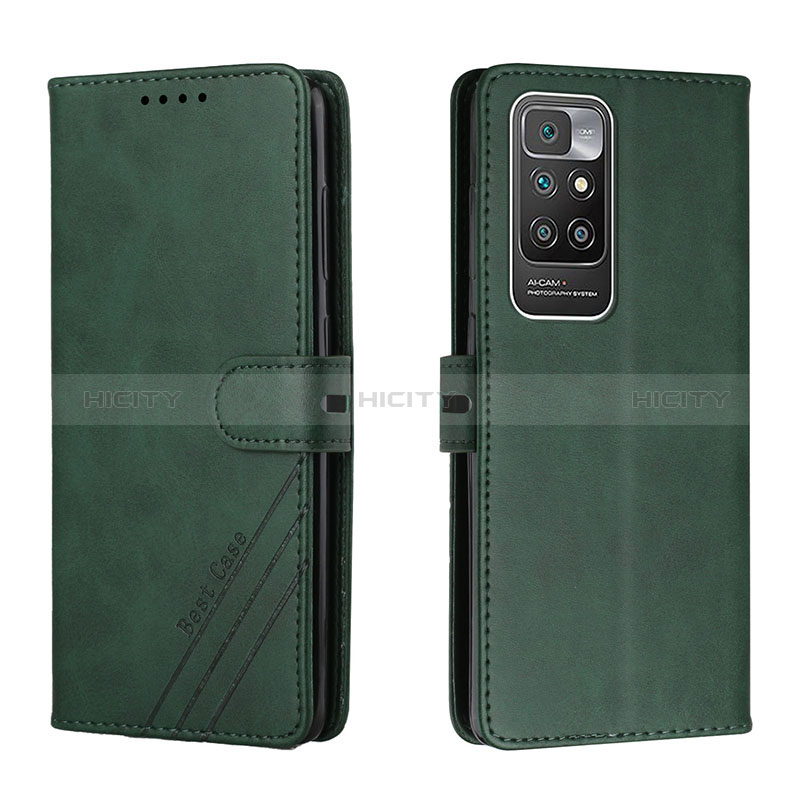 Funda de Cuero Cartera con Soporte Carcasa H02X para Xiaomi Redmi 10 4G