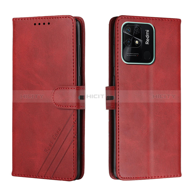 Funda de Cuero Cartera con Soporte Carcasa H02X para Xiaomi Redmi 10 India