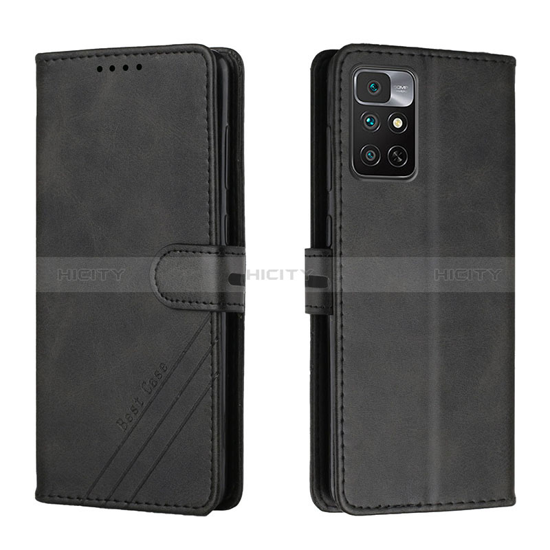 Funda de Cuero Cartera con Soporte Carcasa H02X para Xiaomi Redmi Note 11 4G (2022) Negro