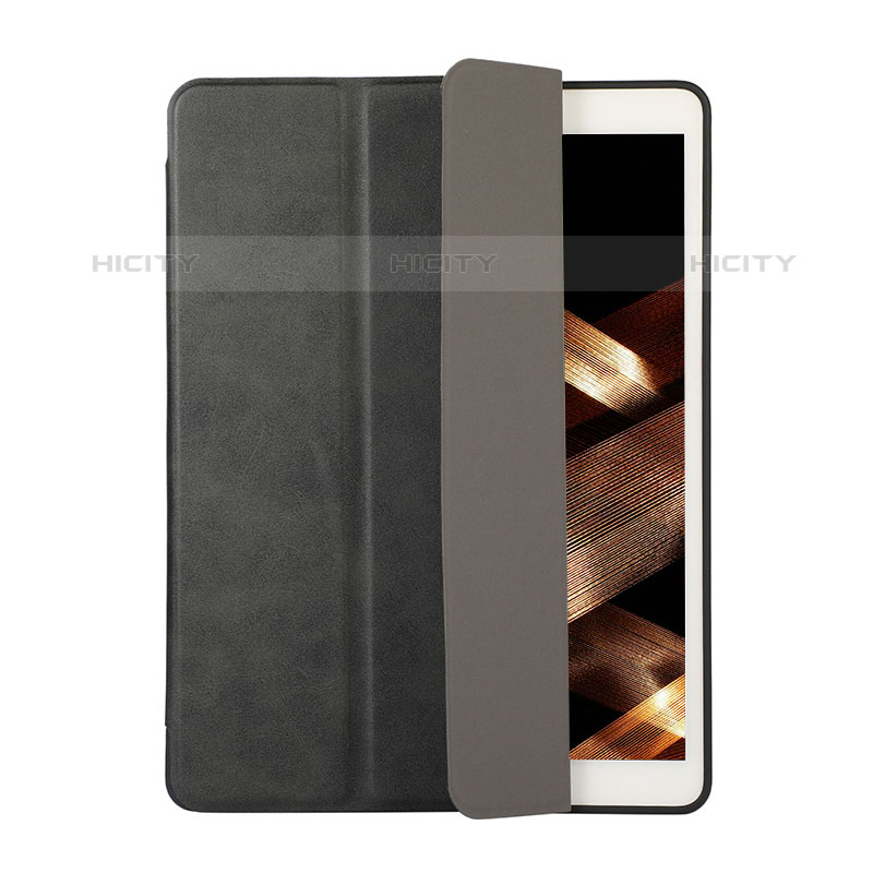 Funda de Cuero Cartera con Soporte Carcasa H03 para Apple iPad Mini 4 Negro