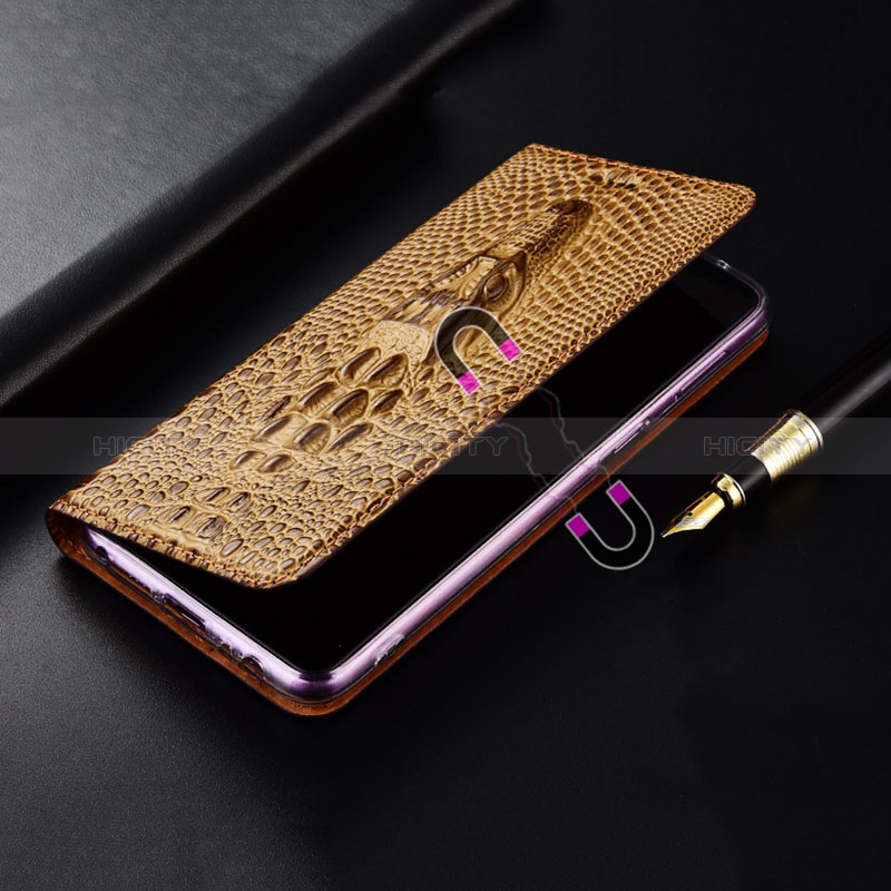 Funda de Cuero Cartera con Soporte Carcasa H03P para Apple iPhone 11