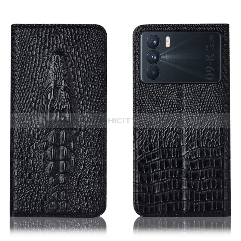 Funda de Cuero Cartera con Soporte Carcasa H03P para Oppo K9 Pro 5G