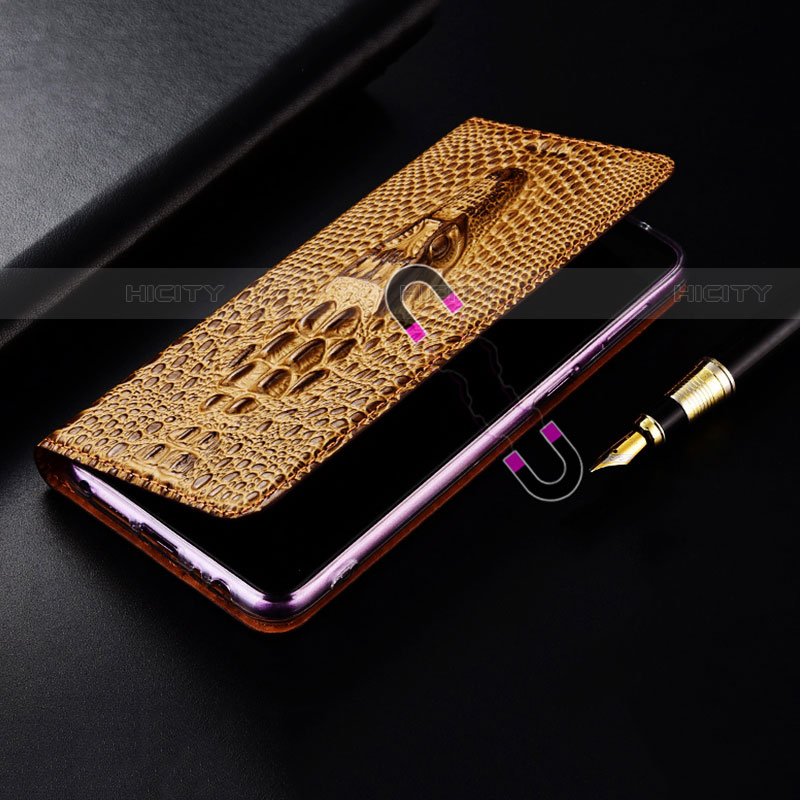 Funda de Cuero Cartera con Soporte Carcasa H03P para Samsung Galaxy S22 Ultra 5G