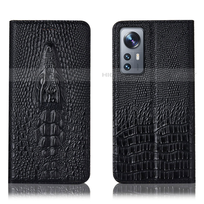 Funda de Cuero Cartera con Soporte Carcasa H03P para Xiaomi Mi 12 Pro 5G