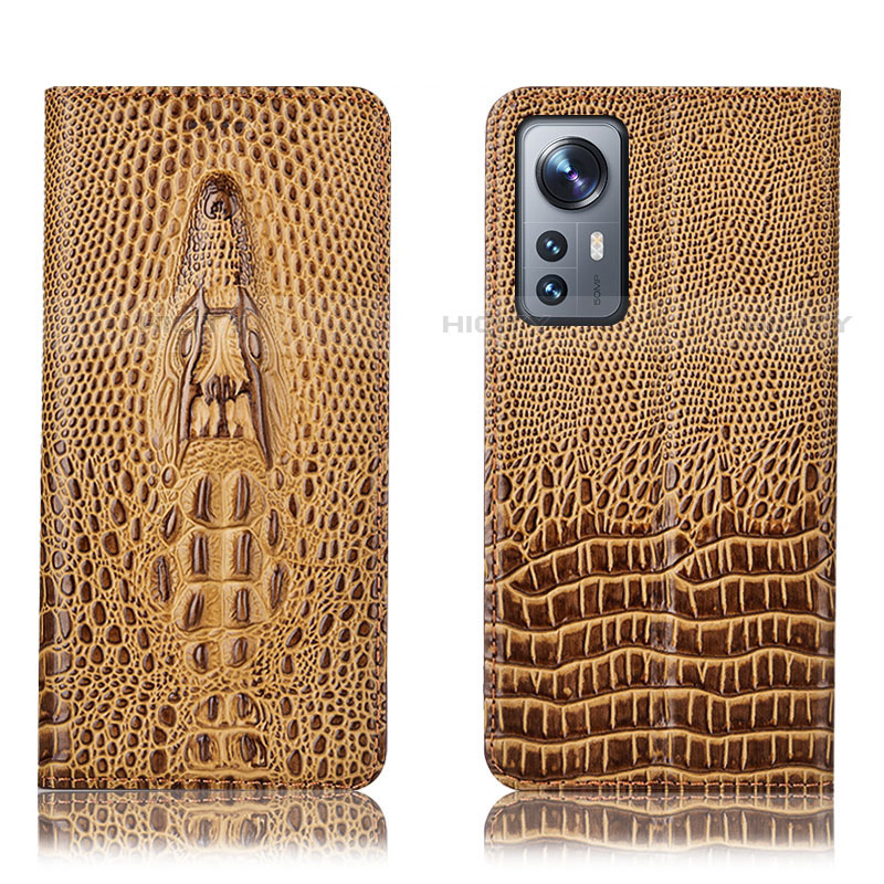 Funda de Cuero Cartera con Soporte Carcasa H03P para Xiaomi Mi 12X 5G