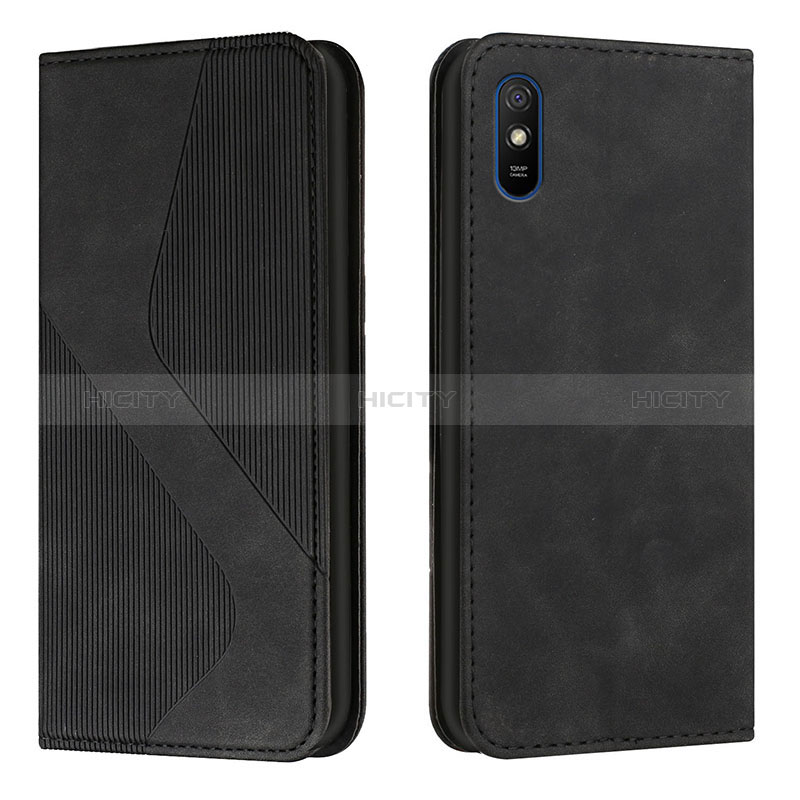 Funda de Cuero Cartera con Soporte Carcasa H03X para Xiaomi Redmi 9A