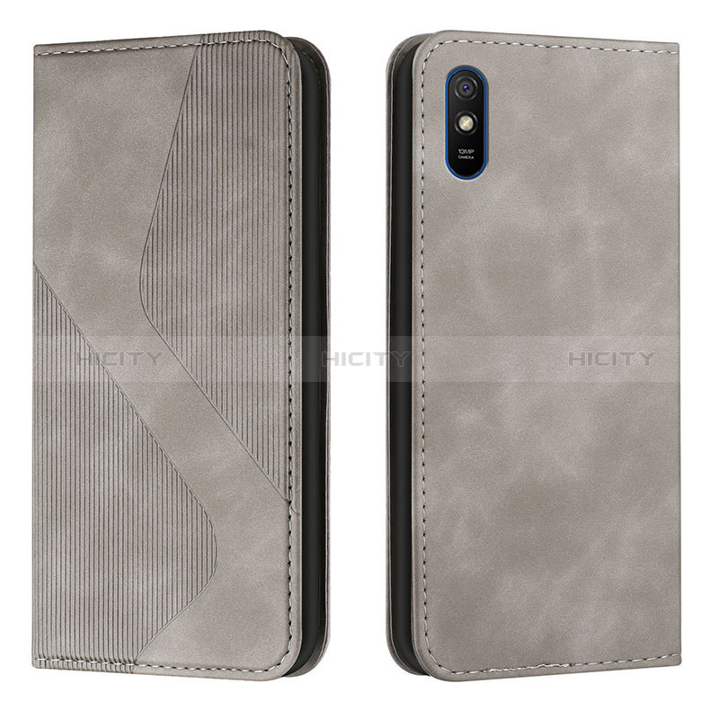 Funda de Cuero Cartera con Soporte Carcasa H03X para Xiaomi Redmi 9AT