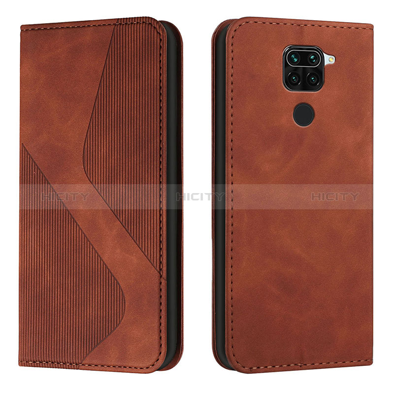 Funda de Cuero Cartera con Soporte Carcasa H03X para Xiaomi Redmi Note 9