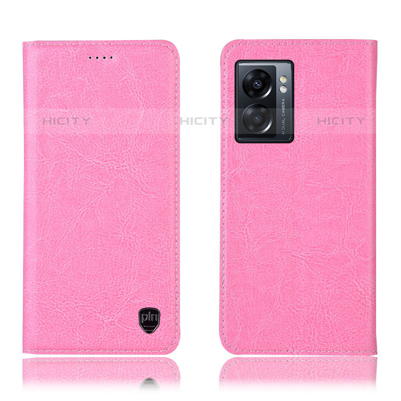 Funda de Cuero Cartera con Soporte Carcasa H04P para OnePlus Nord N300 5G Rosa