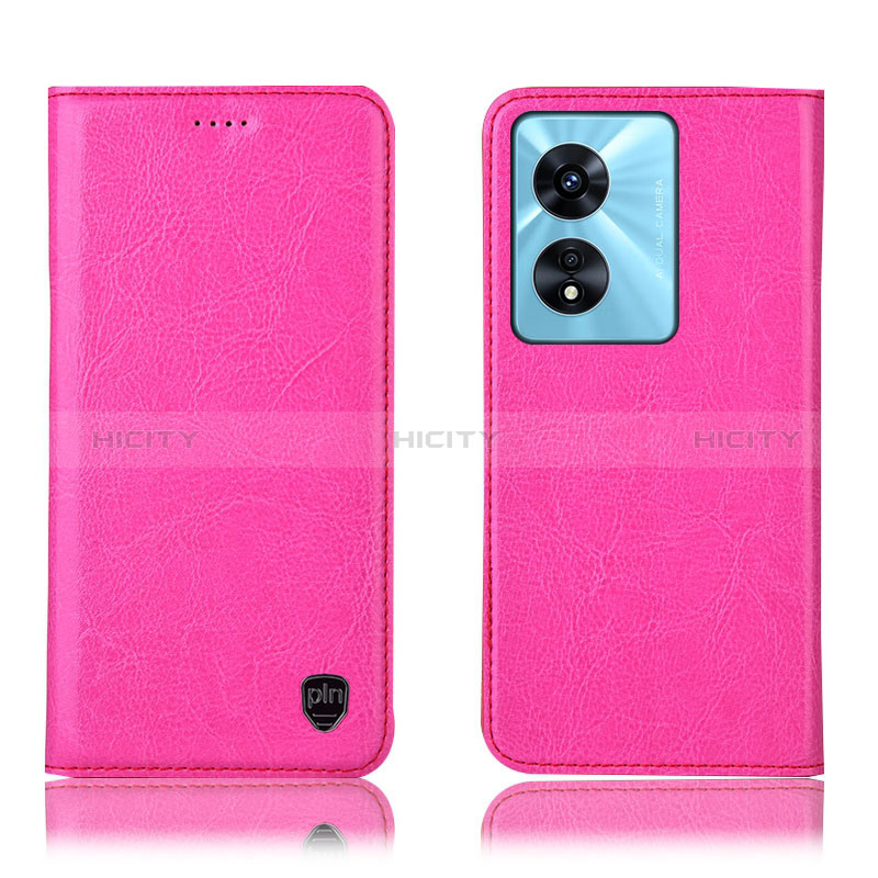 Funda de Cuero Cartera con Soporte Carcasa H04P para Oppo A58x 5G