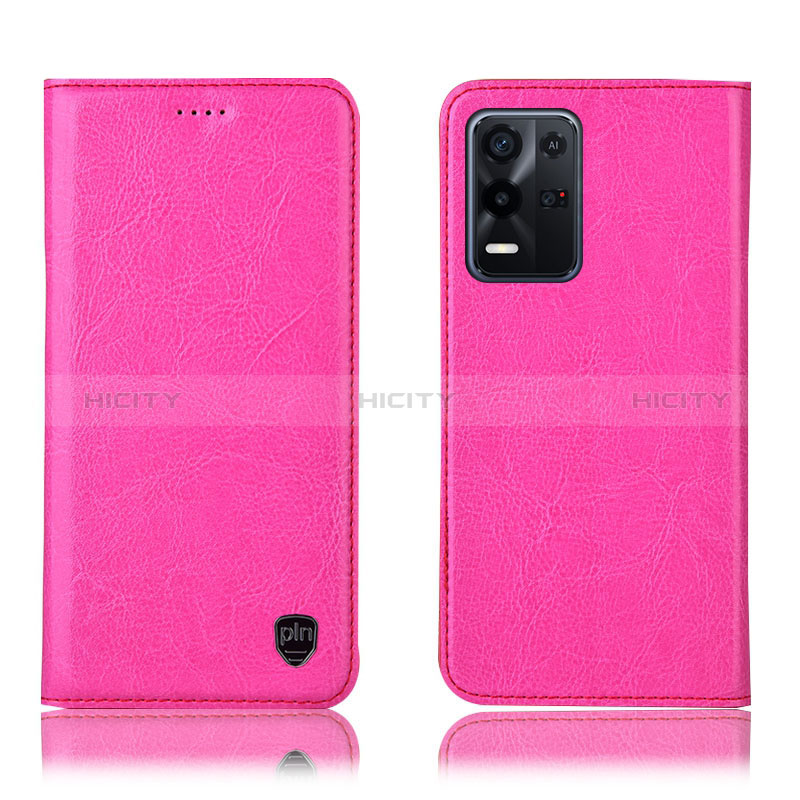 Funda de Cuero Cartera con Soporte Carcasa H04P para Oppo K9X 5G