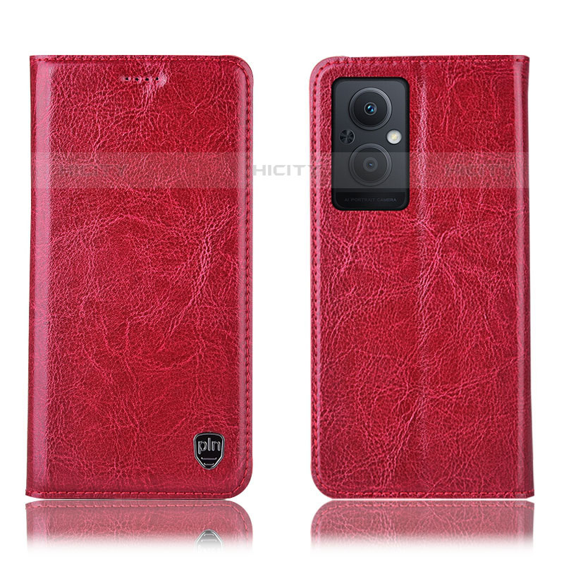 Funda de Cuero Cartera con Soporte Carcasa H04P para Oppo Reno8 Z 5G