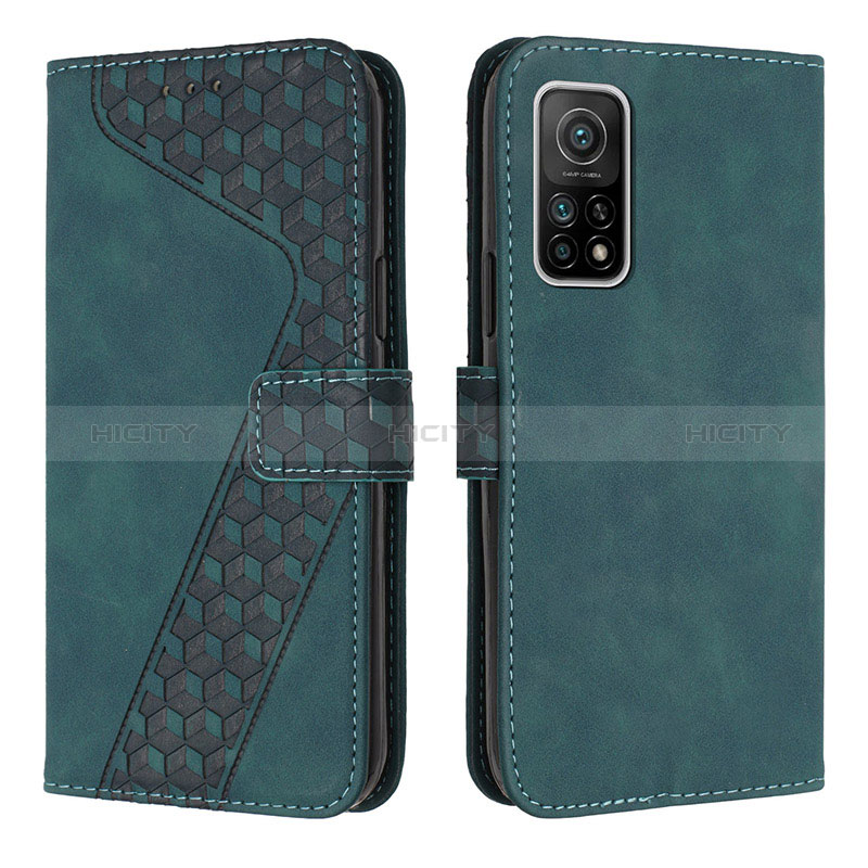 Funda de Cuero Cartera con Soporte Carcasa H04X para Xiaomi Mi 10T Pro 5G Verde