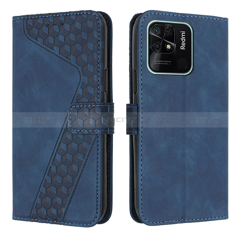 Funda de Cuero Cartera con Soporte Carcasa H04X para Xiaomi Redmi 10C 4G