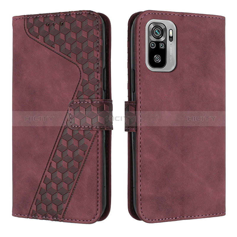 Funda de Cuero Cartera con Soporte Carcasa H04X para Xiaomi Redmi Note 10S 4G