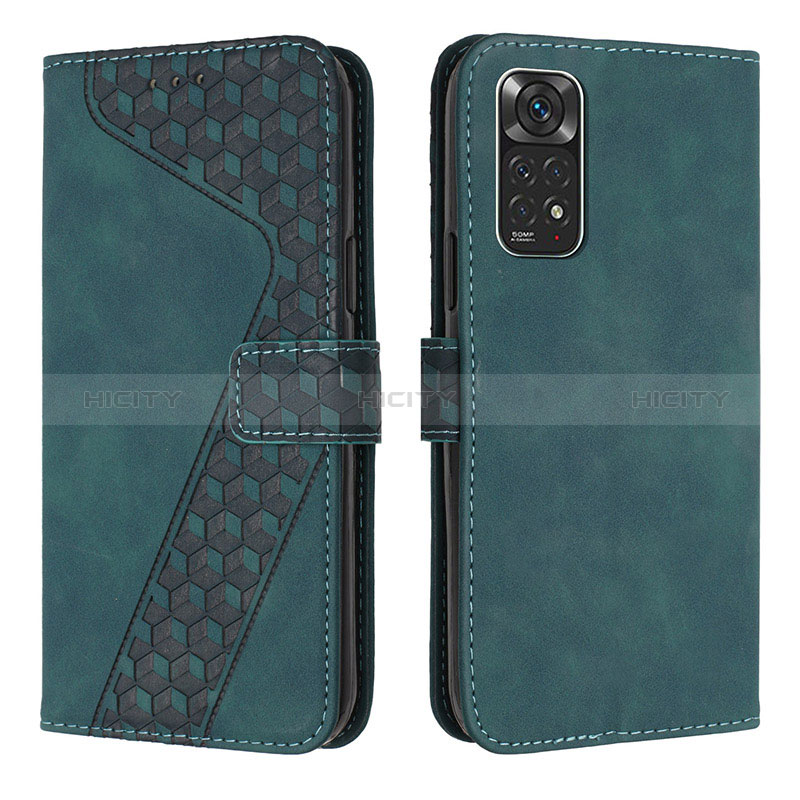 Funda de Cuero Cartera con Soporte Carcasa H04X para Xiaomi Redmi Note 11 4G (2022)