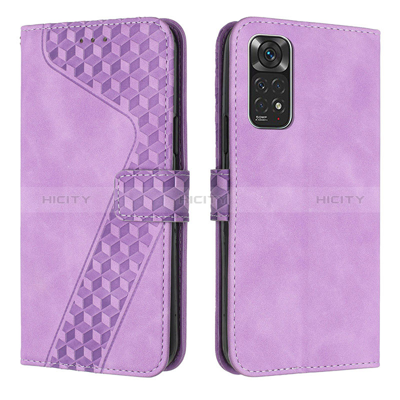 Funda de Cuero Cartera con Soporte Carcasa H04X para Xiaomi Redmi Note 11 4G (2022)