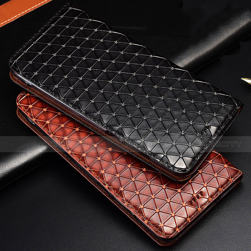 Funda de Cuero Cartera con Soporte Carcasa H05 para Apple iPhone 13 Mini