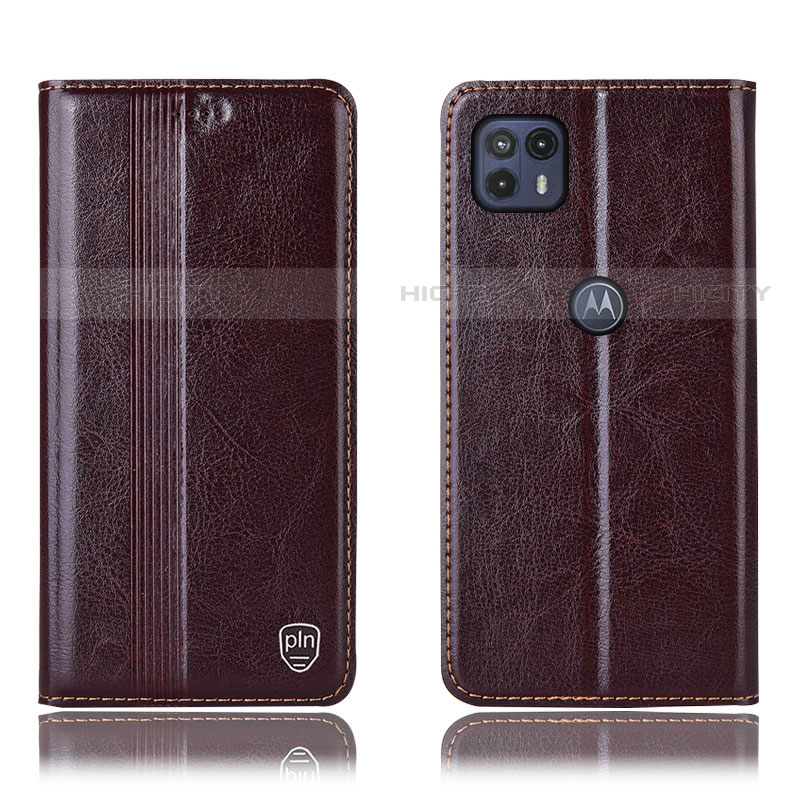 Funda de Cuero Cartera con Soporte Carcasa H05P para Motorola Moto G50 5G