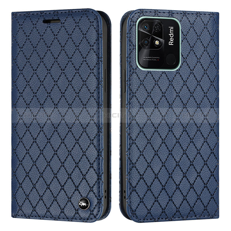 Funda de Cuero Cartera con Soporte Carcasa H05X para Xiaomi Redmi 10 India