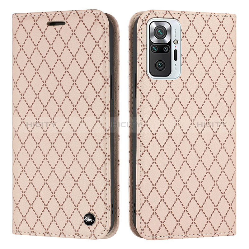 Funda de Cuero Cartera con Soporte Carcasa H05X para Xiaomi Redmi Note 10 Pro Max