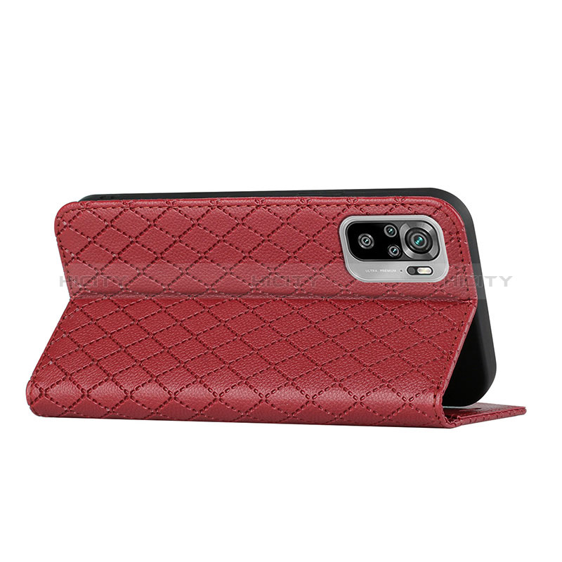 Funda de Cuero Cartera con Soporte Carcasa H05X para Xiaomi Redmi Note 10S 4G