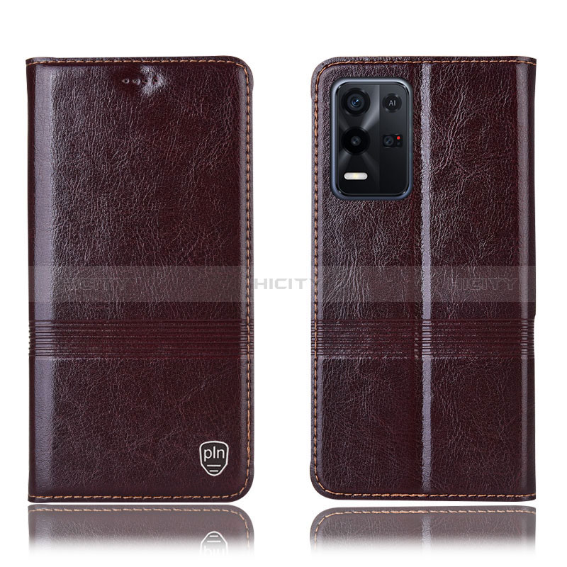 Funda de Cuero Cartera con Soporte Carcasa H06P para Oppo K9X 5G