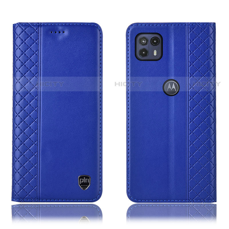 Funda de Cuero Cartera con Soporte Carcasa H07P para Motorola Moto G50 5G