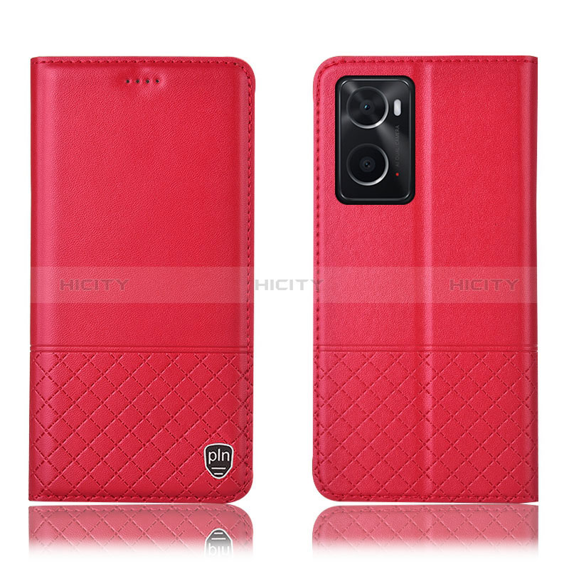 Funda de Cuero Cartera con Soporte Carcasa H07P para Oppo A76