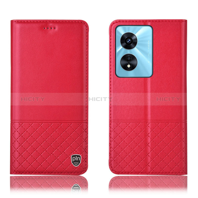 Funda de Cuero Cartera con Soporte Carcasa H07P para Oppo A78 5G