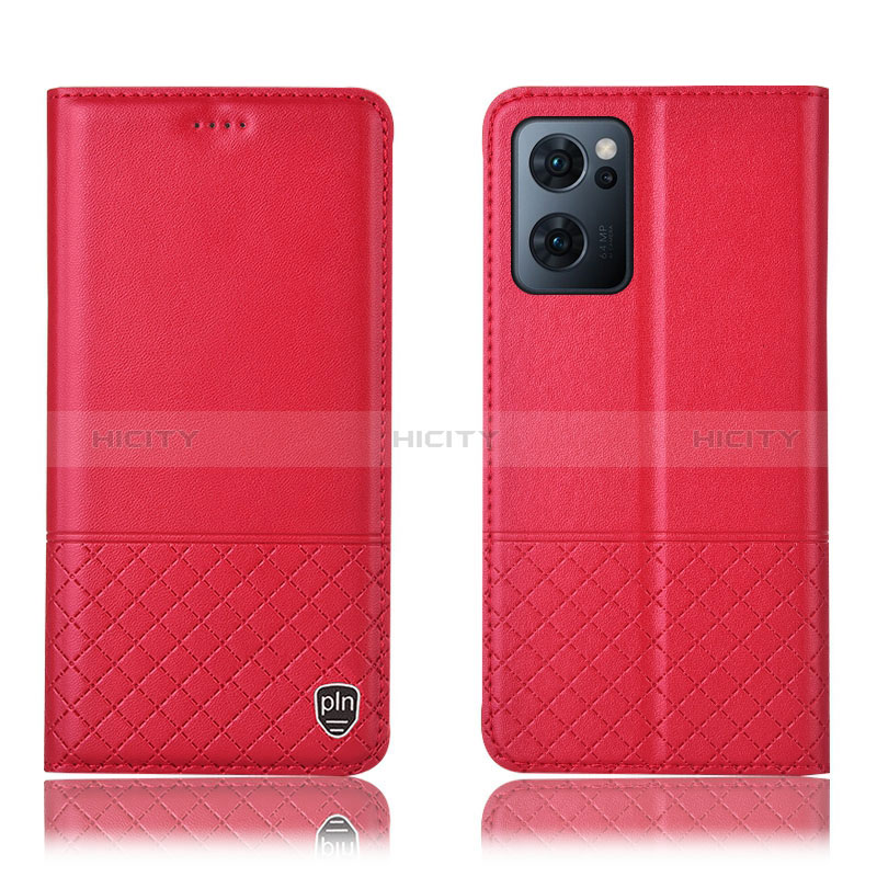 Funda de Cuero Cartera con Soporte Carcasa H07P para Oppo Find X5 Lite 5G