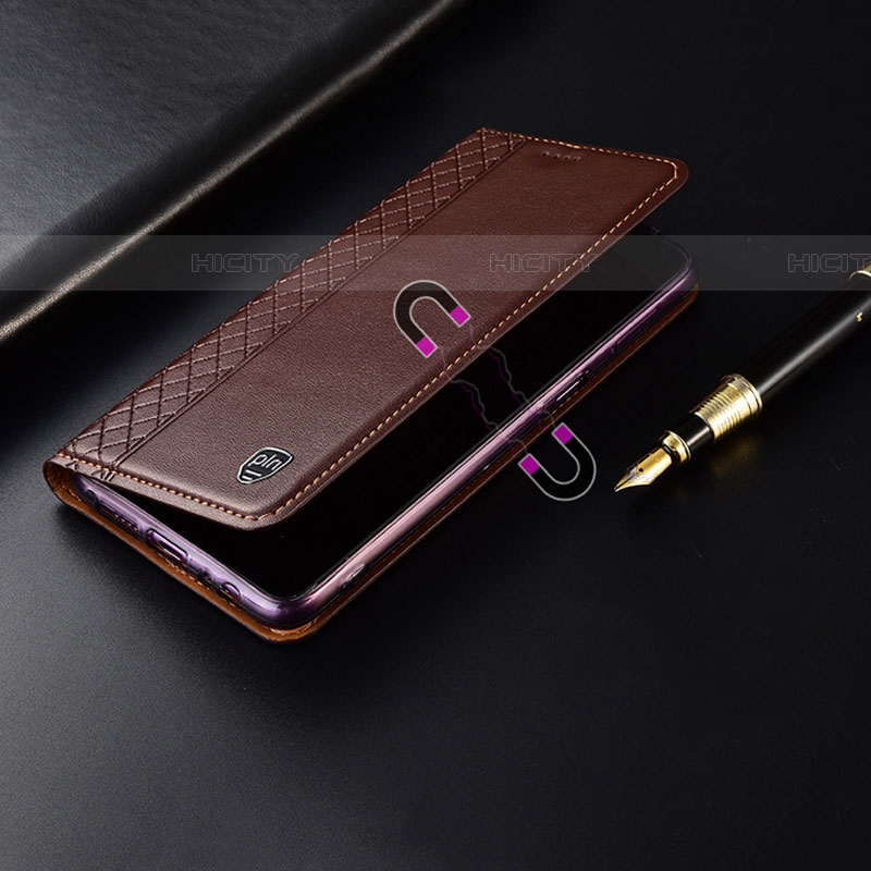 Funda de Cuero Cartera con Soporte Carcasa H07P para Samsung Galaxy A03s