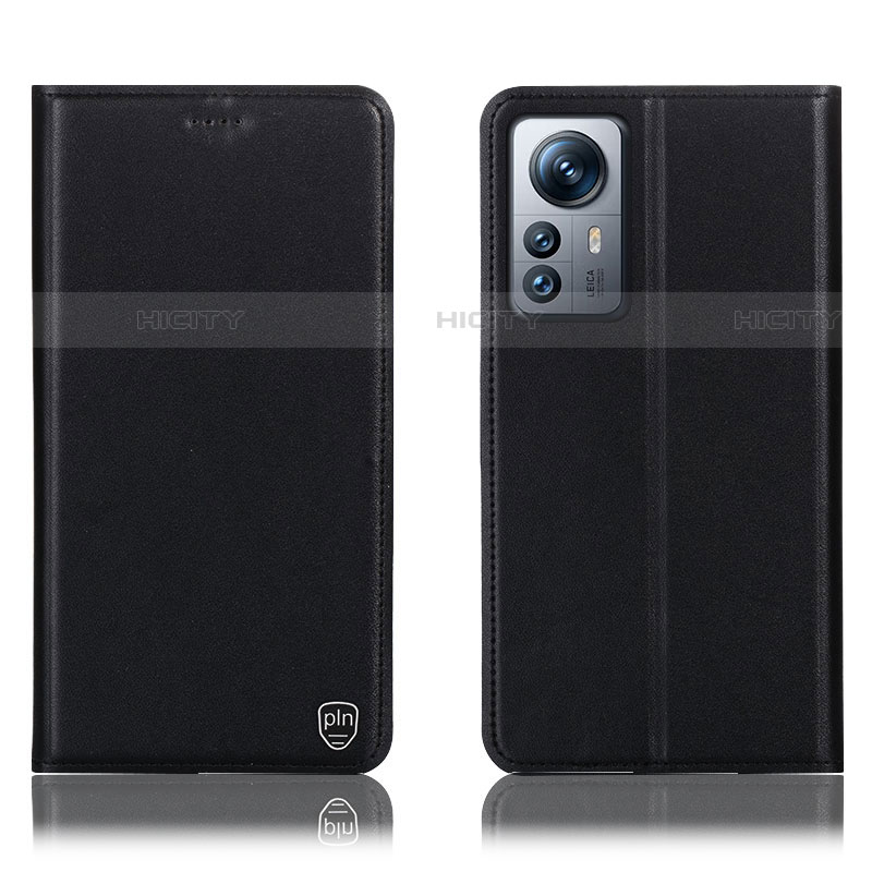 Funda de Cuero Cartera con Soporte Carcasa H07P para Xiaomi Mi 12 Lite 5G Negro