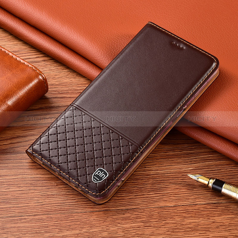 Funda de Cuero Cartera con Soporte Carcasa H07P para Xiaomi Mi 12 Lite NE 5G Marron