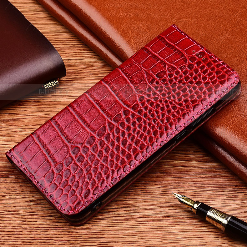 Funda de Cuero Cartera con Soporte Carcasa H08P para Motorola Moto Edge 20 Pro 5G