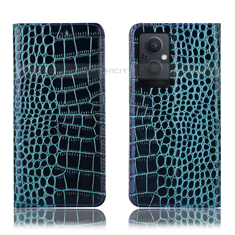 Funda de Cuero Cartera con Soporte Carcasa H08P para Oppo F21s Pro 5G