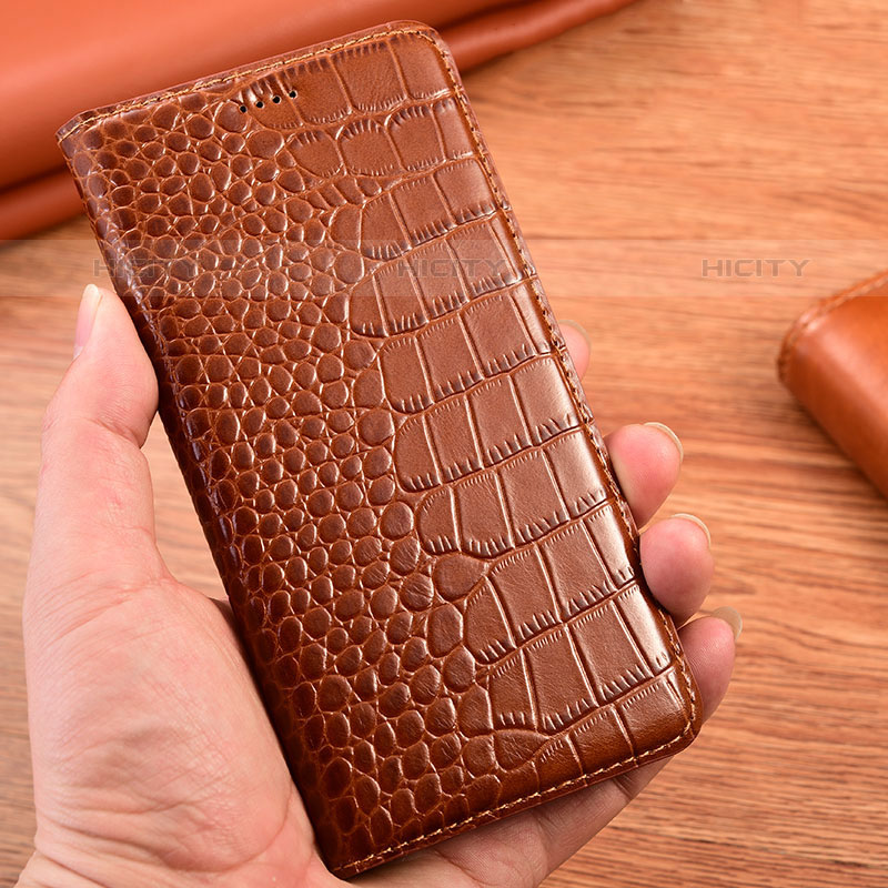 Funda de Cuero Cartera con Soporte Carcasa H08P para Oppo Find X5 Pro 5G