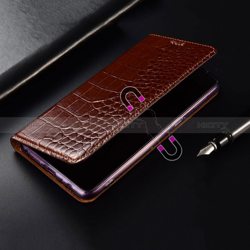 Funda de Cuero Cartera con Soporte Carcasa H08P para Samsung Galaxy A20e