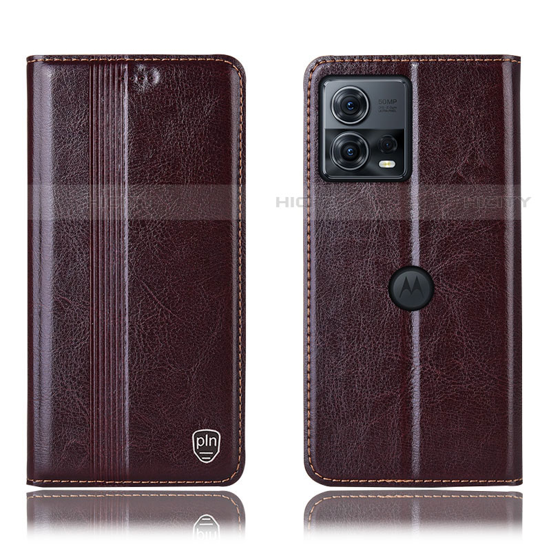 Funda de Cuero Cartera con Soporte Carcasa H09P para Motorola Moto Edge S30 Pro 5G