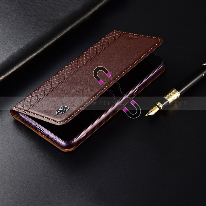 Funda de Cuero Cartera con Soporte Carcasa H10P para Apple iPhone 6