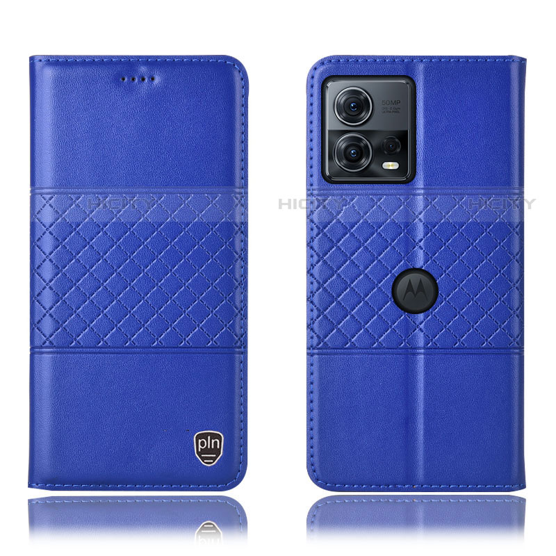 Funda de Cuero Cartera con Soporte Carcasa H10P para Motorola Moto Edge S30 Pro 5G