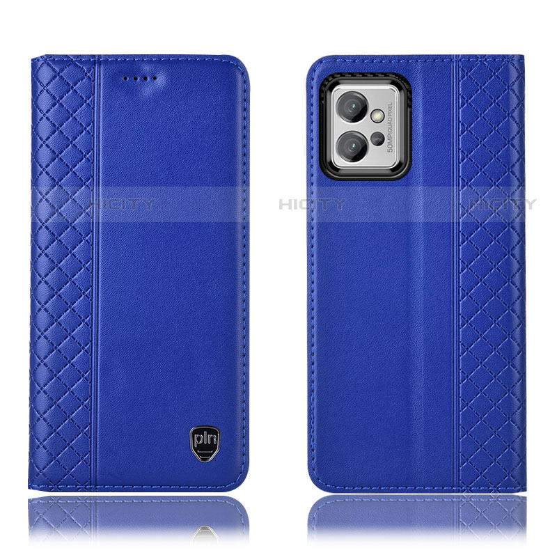 Funda de Cuero Cartera con Soporte Carcasa H10P para Motorola Moto G32